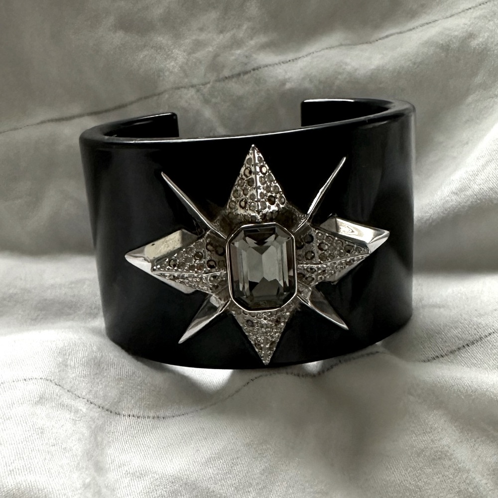 Black Cuff by Swarovski